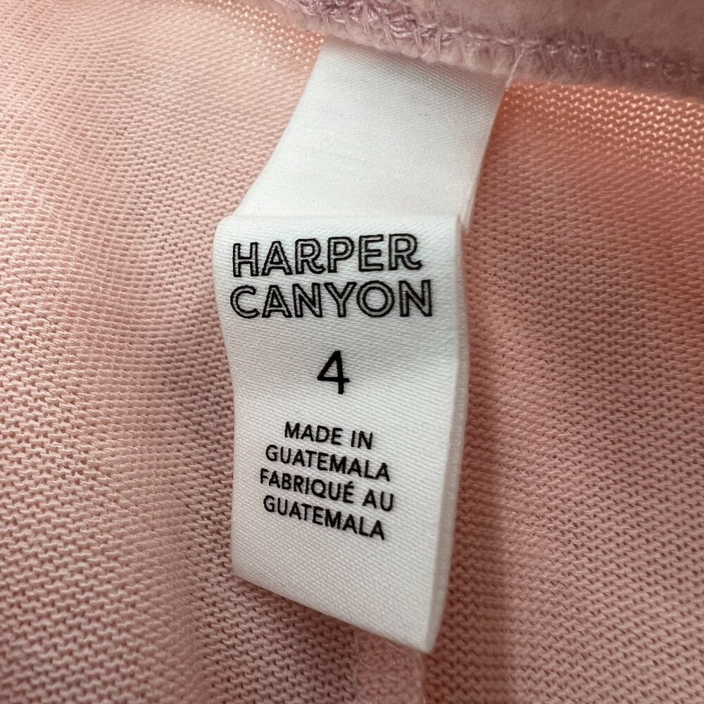 Harper Canyon Kids Girls' Cozy Drawstring Taper Jogger Pink English Size 4 NWT - Picture 6 of 6